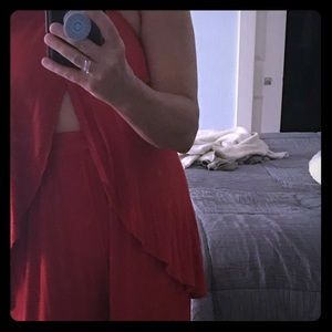 Jumpsuit 2 piece red